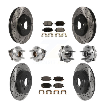 [Avant + Arrière] Kit d'ensemble roulement de roue et moyeu pour Chevrolet Volt Bolt EV KBB-123803