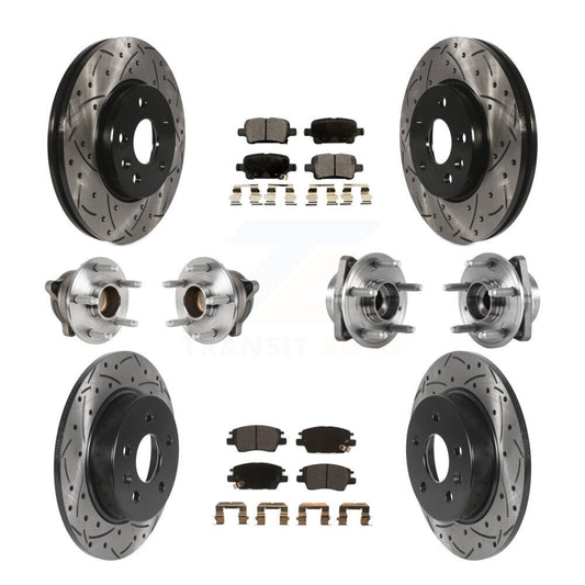 [Avant + Arrière] Kit d'ensemble roulement de roue et moyeu pour Chevrolet Volt Bolt EV KBB-123803