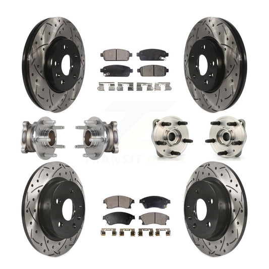 [Avant + Arrière] Kit d'ensemble roulement de roue et moyeu pour Chevrolet Cruze Limited KBB-123804