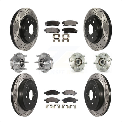 [Avant + Arrière] Kit d'ensemble roulement de roue et moyeu pour 2017 Buick Enclave AWD KBB-123806 par Transit Auto