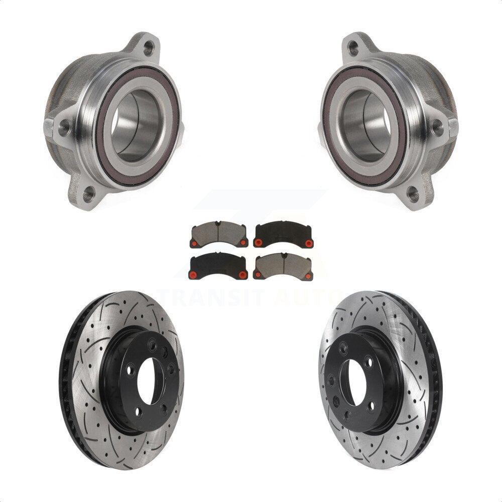 [Avant] Kit d'ensemble roulement de roue et moyeu pour 2016 Volkswagen Touareg KBB-123829 par Transit Auto