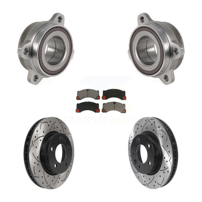 [Avant] Kit d'ensemble roulement de roue et moyeu pour 2016 Volkswagen Touareg KBB-123829 par Transit Auto
