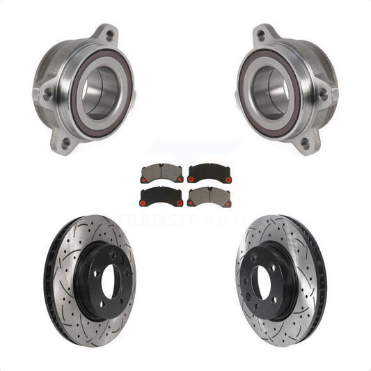 [Avant] Kit d'ensemble roulement de roue et moyeu pour 2016 Volkswagen Touareg KBB-123829 par Transit Auto