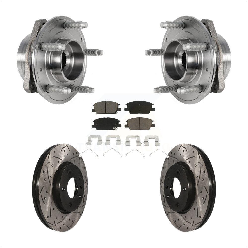 [Avant] Kit d'ensemble roulement de roue et moyeu pour Chevrolet Malibu Buick LaCrosse Regal Sportback TourX KBB-123837 par Transit Auto