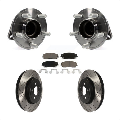 [Avant] Kit d'ensemble roulement de roue et moyeu pour 2015-2018 Dodge Charger RWD avec 3.6L 345mm Diameter Rotor KBB-123838
