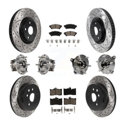 [Avant + Arrière] Kit d'ensemble roulement de roue et moyeu pour Lexus GS350 IS300 IS350 RC350 RC300 KBB-123842