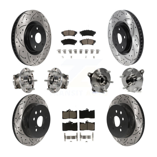 [Avant + Arrière] Kit d'ensemble roulement de roue et moyeu pour Lexus GS350 IS300 IS350 RC350 RC300 KBB-123842