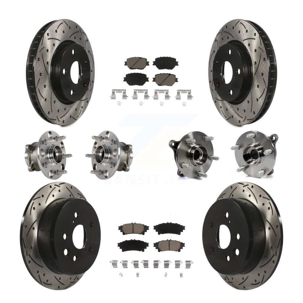 [Avant + Arrière] Kit d'ensemble roulement de roue et moyeu pour Lexus IS250 KBB-123846