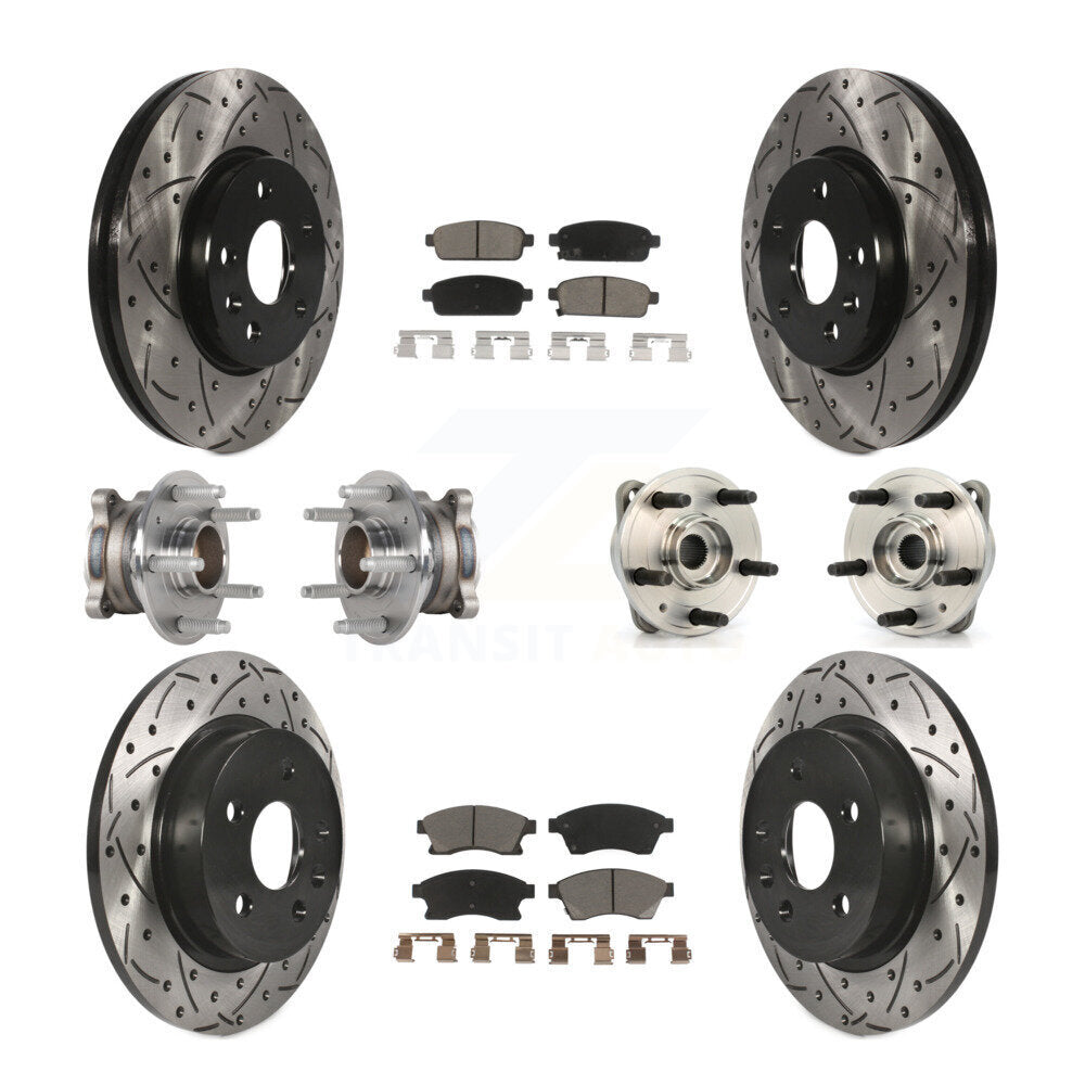 [Avant + Arrière] Kit d'ensemble roulement de roue et moyeu pour Chevrolet Cruze Limited KBB-123863