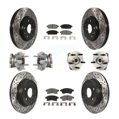 [Avant + Arrière] Kit d'ensemble roulement de roue et moyeu pour Chevrolet Cruze Limited KBB-123863