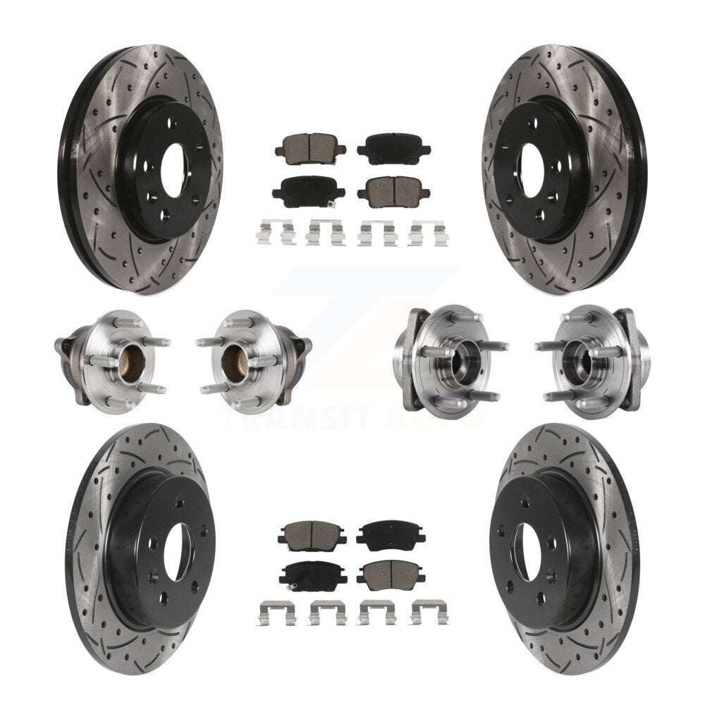 [Avant + Arrière] Kit d'ensemble roulement de roue et moyeu pour Chevrolet Volt Bolt EV KBB-123866