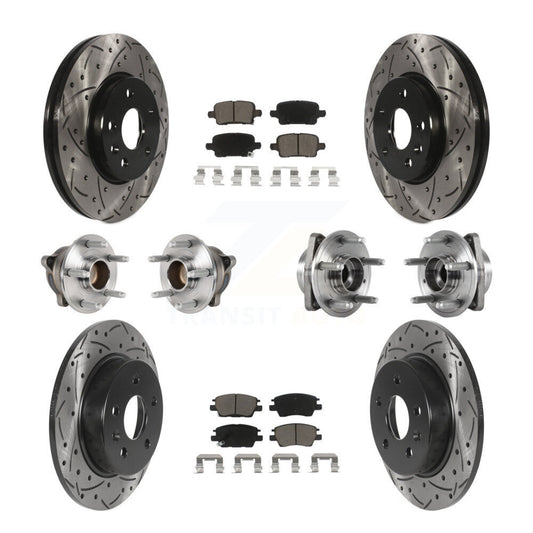 [Avant + Arrière] Kit d'ensemble roulement de roue et moyeu pour Chevrolet Volt Bolt EV KBB-123866