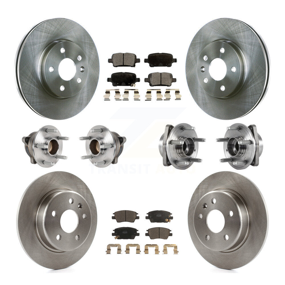 [Avant + Arrière] Kit d'ensemble roulement de roue et moyeu pour Chevrolet Volt Bolt EV KBB-123880