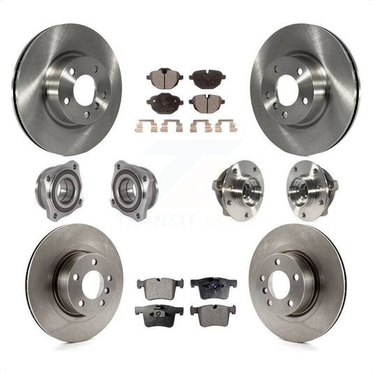 [Avant + Arrière] Kit d'ensemble roulement de roue et moyeu pour BMW X3 X4 KBB-123893 par Transit Auto