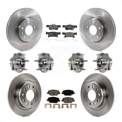 [Avant + Arrière] Kit d'ensemble roulement de roue et moyeu pour Buick Envision avec 288mm Diameter Rotor KBB-123894 par Transit Auto