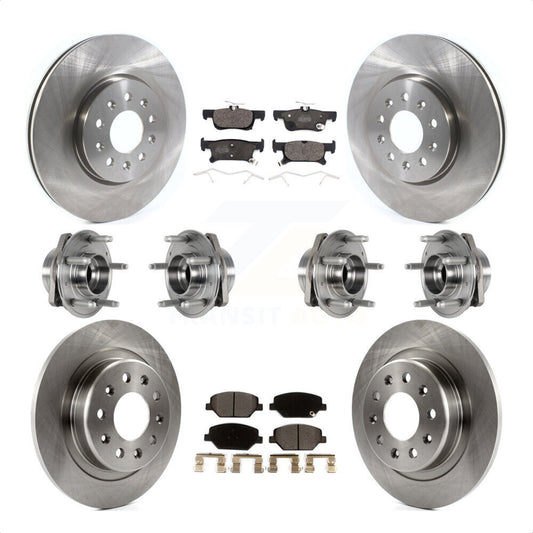 [Avant + Arrière] Kit d'ensemble roulement de roue et moyeu pour Buick Envision avec 288mm Diameter Rotor KBB-123894 par Transit Auto