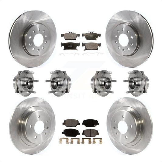 [Avant + Arrière] Kit d'ensemble roulement de roue et moyeu pour Buick Envision avec 315mm Diameter Rotor KBB-123895 par Transit Auto