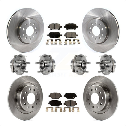 [Avant + Arrière] Kit d'ensemble roulement de roue et moyeu pour 2017-2018 Buick LaCrosse AWD avec 17" Factory Wheels KBB-123896 par Transit Auto