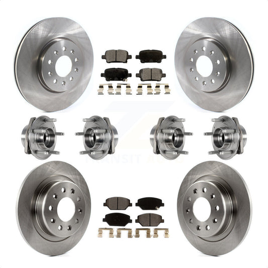 [Avant + Arrière] Kit d'ensemble roulement de roue et moyeu pour 2017-2018 Buick LaCrosse AWD avec 17" Factory Wheels KBB-123896 par Transit Auto