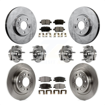 [Avant + Arrière] Kit d'ensemble roulement de roue et moyeu pour 2017-2018 Buick LaCrosse AWD avec 16" Factory Wheels KBB-123897 par Transit Auto