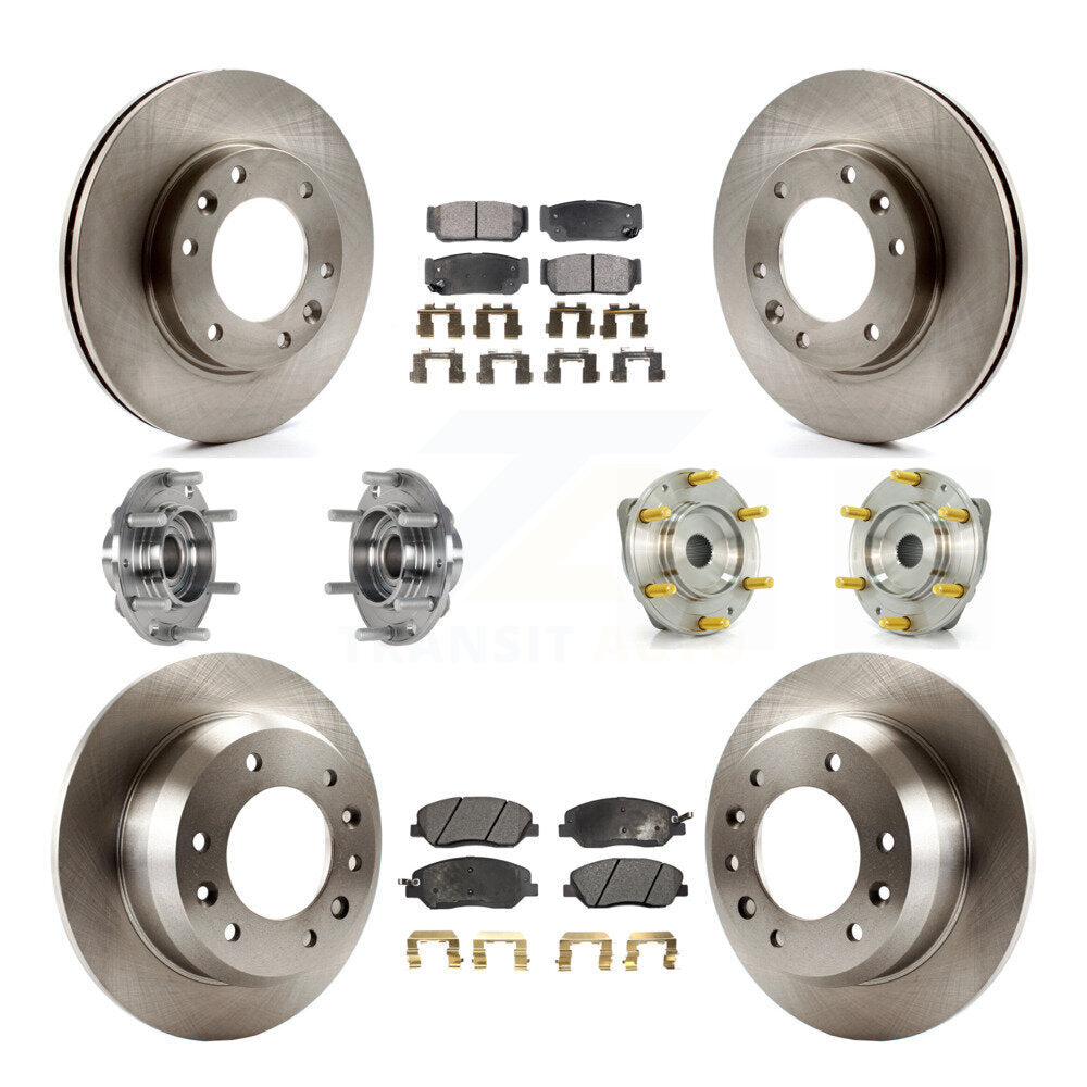 [Avant + Arrière] Kit d'ensemble roulement de roue et moyeu pour Kia Sedona Hyundai Entourage To 04/27/06 KBB-123905