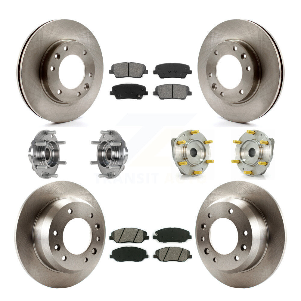 [Avant + Arrière] Kit d'ensemble roulement de roue et moyeu pour Kia Sedona Hyundai Entourage KBB-123911