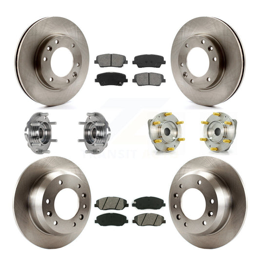 [Avant + Arrière] Kit d'ensemble roulement de roue et moyeu pour Kia Sedona Hyundai Entourage KBB-123911