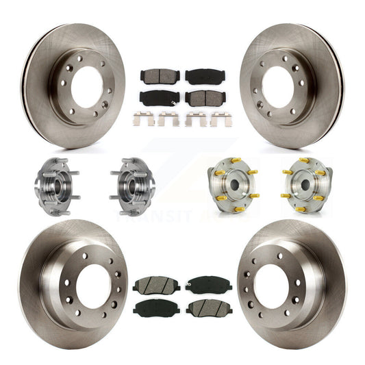 [Avant + Arrière] Kit d'ensemble roulement de roue et moyeu pour Kia Sedona Hyundai Entourage To 04/27/06 KBB-123912