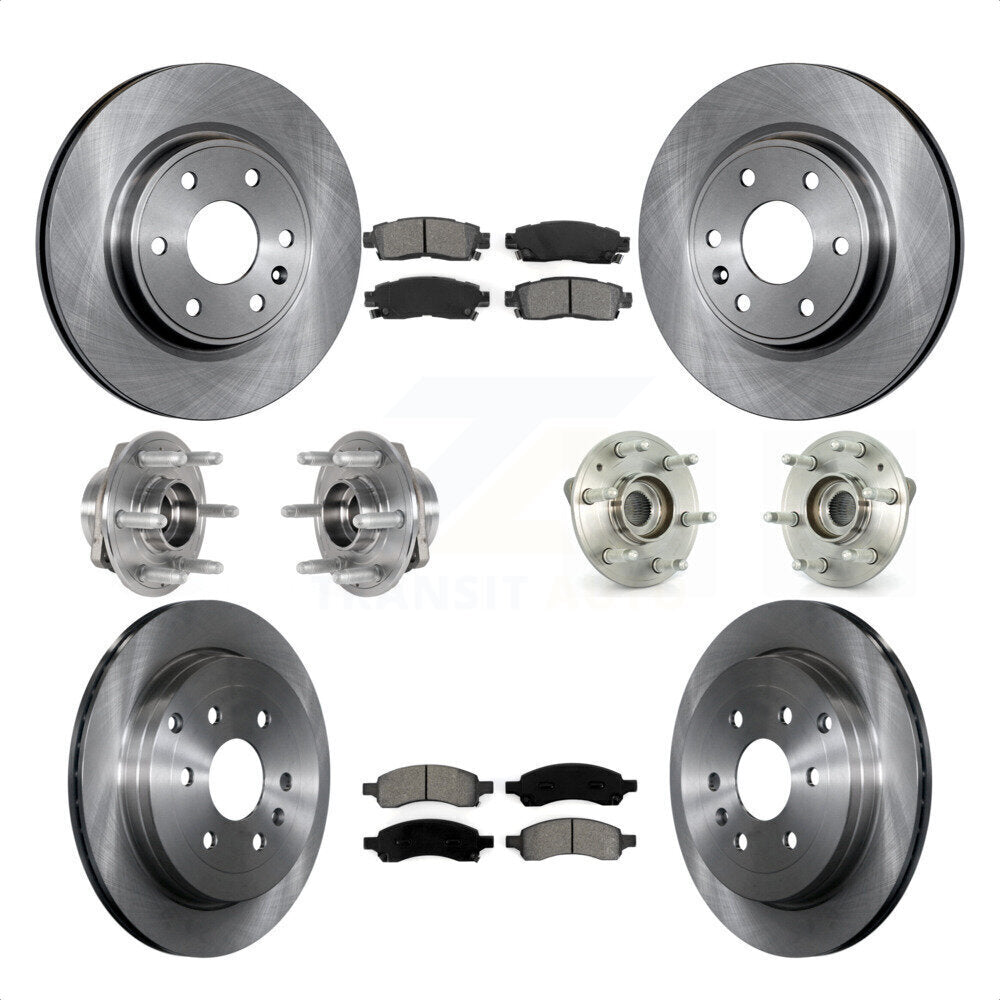 [Avant + Arrière] Kit d'ensemble roulement de roue et moyeu pour 2017 Buick Enclave AWD KBB-123927 par Transit Auto