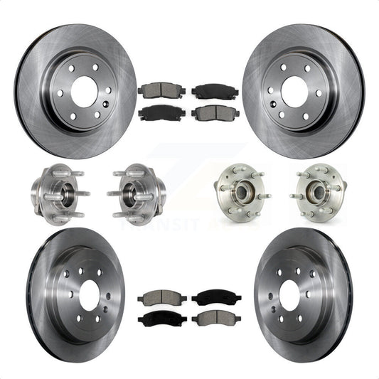 [Avant + Arrière] Kit d'ensemble roulement de roue et moyeu pour 2017 Buick Enclave AWD KBB-123927 par Transit Auto