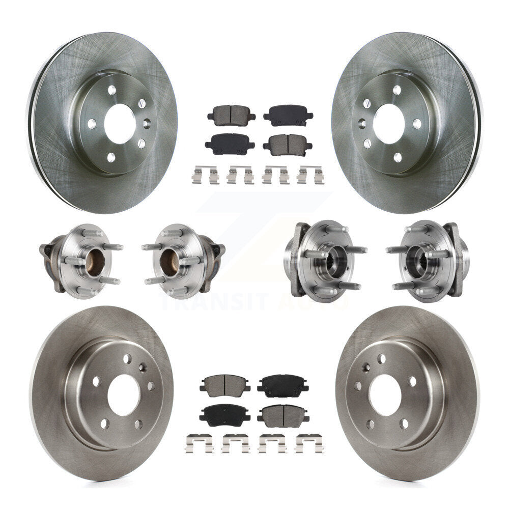 [Avant + Arrière] Kit d'ensemble roulement de roue et moyeu pour Chevrolet Volt Bolt EV KBB-123930