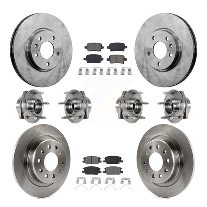 [Avant + Arrière] Kit d'ensemble roulement de roue et moyeu pour 2017-2018 Buick LaCrosse AWD avec 16" Factory Wheels KBB-123931 par Transit Auto