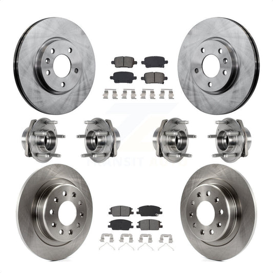[Avant + Arrière] Kit d'ensemble roulement de roue et moyeu pour 2017-2018 Buick LaCrosse AWD avec 16" Factory Wheels KBB-123931 par Transit Auto
