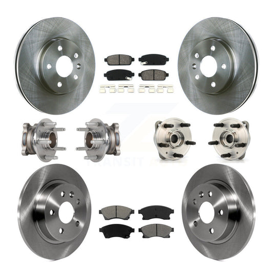[Avant + Arrière] Kit d'ensemble roulement de roue et moyeu pour Chevrolet Cruze Limited KBB-123932
