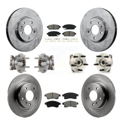 [Avant + Arrière] Kit d'ensemble roulement de roue et moyeu pour 2014-2015 Chevrolet Cruze DIESEL engine avec 15" Factory Wheels KBB-123933 par Transit Auto