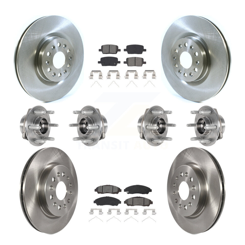 [Avant + Arrière] Kit d'ensemble roulement de roue et moyeu pour 2018-2019 Cadillac XT5 4WD KBB-123935