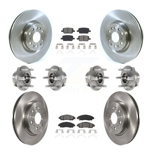 [Avant + Arrière] Kit d'ensemble roulement de roue et moyeu pour 2018-2019 Cadillac XT5 4WD KBB-123935