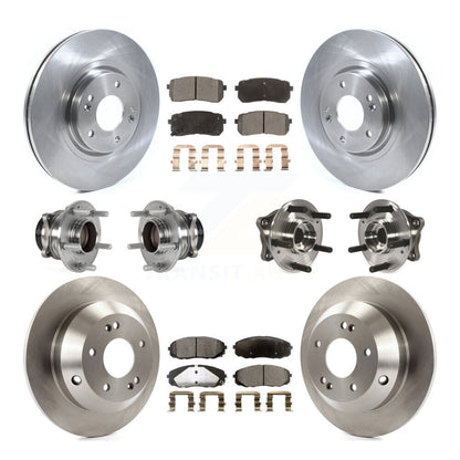 [Avant + Arrière] Kit d'ensemble roulement de roue et moyeu pour 2015-2019 Kia Sedona KBB-123946