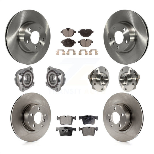 [Avant + Arrière] Kit d'ensemble roulement de roue et moyeu pour BMW X3 X4 KBB-123959 par Transit Auto