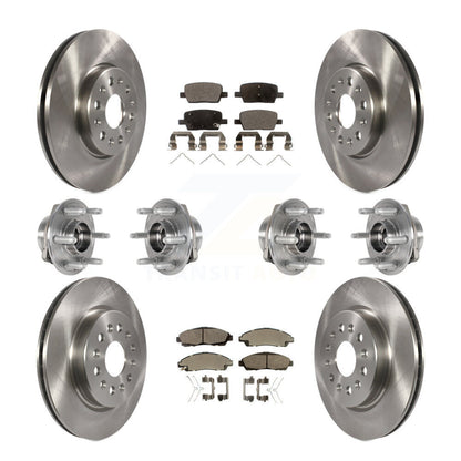 [Avant + Arrière] Kit d'ensemble roulement de roue et moyeu pour 2018-2020 Chevrolet Traverse 4WD KBB-123963