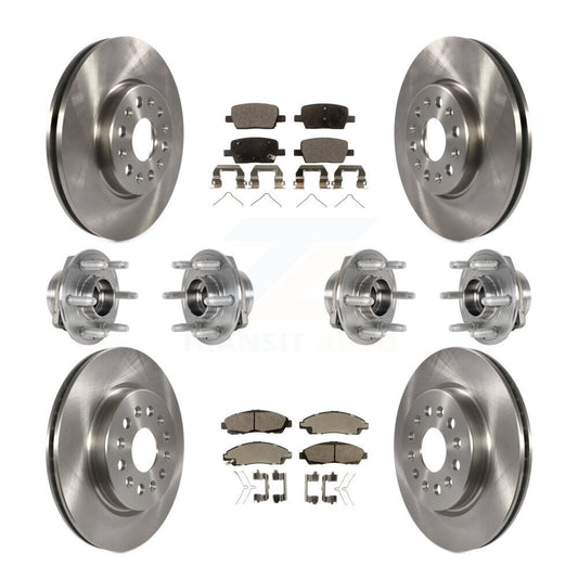 [Avant + Arrière] Kit d'ensemble roulement de roue et moyeu pour 2018-2020 Chevrolet Traverse 4WD KBB-123963