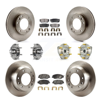 [Avant + Arrière] Kit d'ensemble roulement de roue et moyeu pour Kia Sedona Hyundai Entourage To 04/27/06 KBB-123968