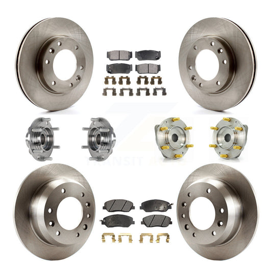 [Avant + Arrière] Kit d'ensemble roulement de roue et moyeu pour Kia Sedona Hyundai Entourage To 04/27/06 KBB-123968