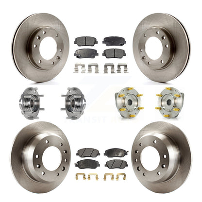 [Avant + Arrière] Kit d'ensemble roulement de roue et moyeu pour Kia Sedona Hyundai Entourage KBB-123969