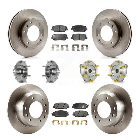 [Avant + Arrière] Kit d'ensemble roulement de roue et moyeu pour Kia Sedona Hyundai Entourage KBB-123969