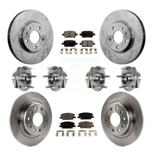 [Avant + Arrière] Kit d'ensemble roulement de roue et moyeu pour 2017-2018 Buick LaCrosse AWD avec 16" Factory Wheels KBB-123970 par Transit Auto