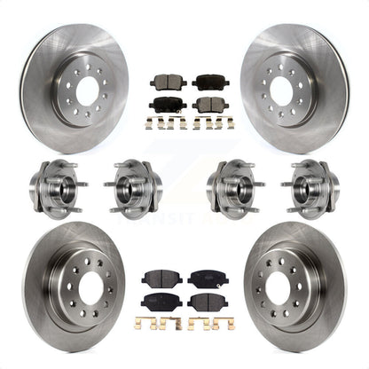 [Avant + Arrière] Kit d'ensemble roulement de roue et moyeu pour 2017-2018 Buick LaCrosse AWD avec 17" Factory Wheels KBB-123971 par Transit Auto