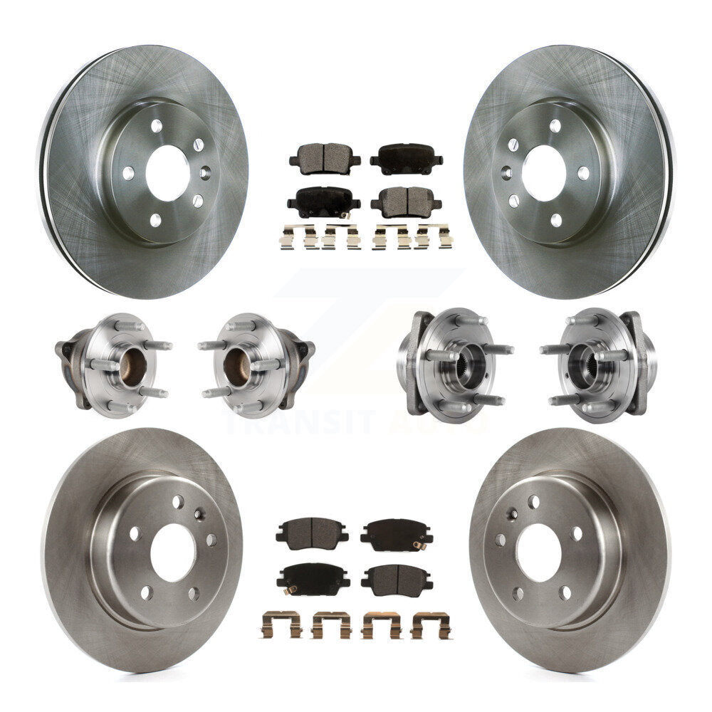 [Avant + Arrière] Kit d'ensemble roulement de roue et moyeu pour Chevrolet Volt Bolt EV KBB-123972