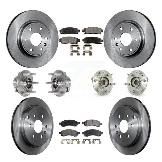 [Avant + Arrière] Kit d'ensemble roulement de roue et moyeu pour 2017 Buick Enclave AWD KBB-123973 par Transit Auto