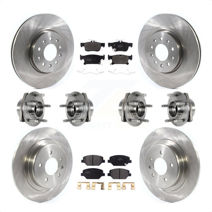 [Avant + Arrière] Kit d'ensemble roulement de roue et moyeu pour Buick Envision avec 315mm Diameter Rotor KBB-123974 par Transit Auto